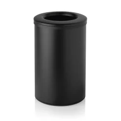 Abfalleimer, Ø 35,5 cm, 40 Liter, schwarz