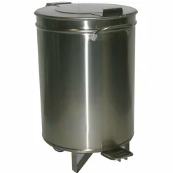 Abfalleimer, 90lt., ø46 cm mit Fußpedal