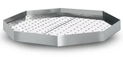 Achteckige Fettwanne für POTIS Gyrosgrill Dönergrill 650x650x50mm