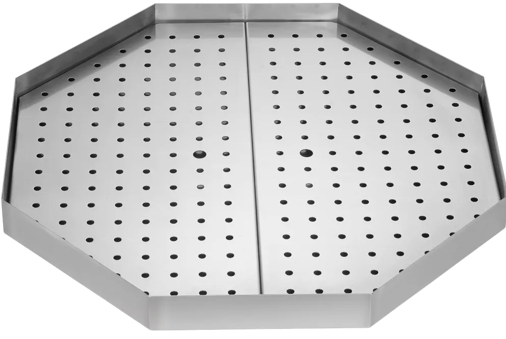Achteckige Fettwanne für POTIS 500x500x50mm
