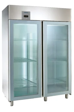 ALPENINOX Glastürkühlschrank KU 1402-G BASE für GN 2/1