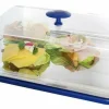 APS Kühlvitrine Thermo Tablett 5-teilig, 43x29x14 cm gekühlt inkl. Kühlakku