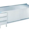 Arbeitsschrank mit Schiebetüren und Schubladen Links, 2000x700x850/900mm