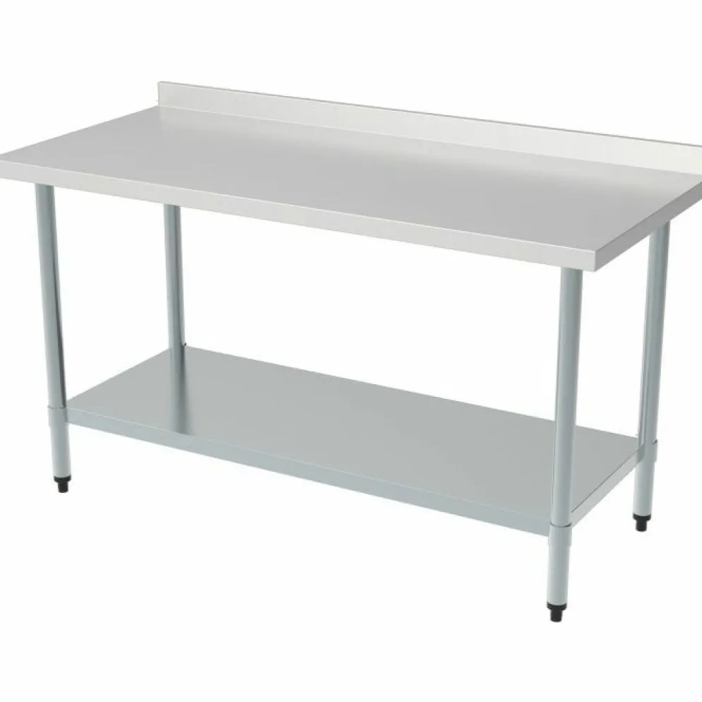 Arbeitstisch 700 mm mit Grundboden & Aufkantung Breite 1000mm