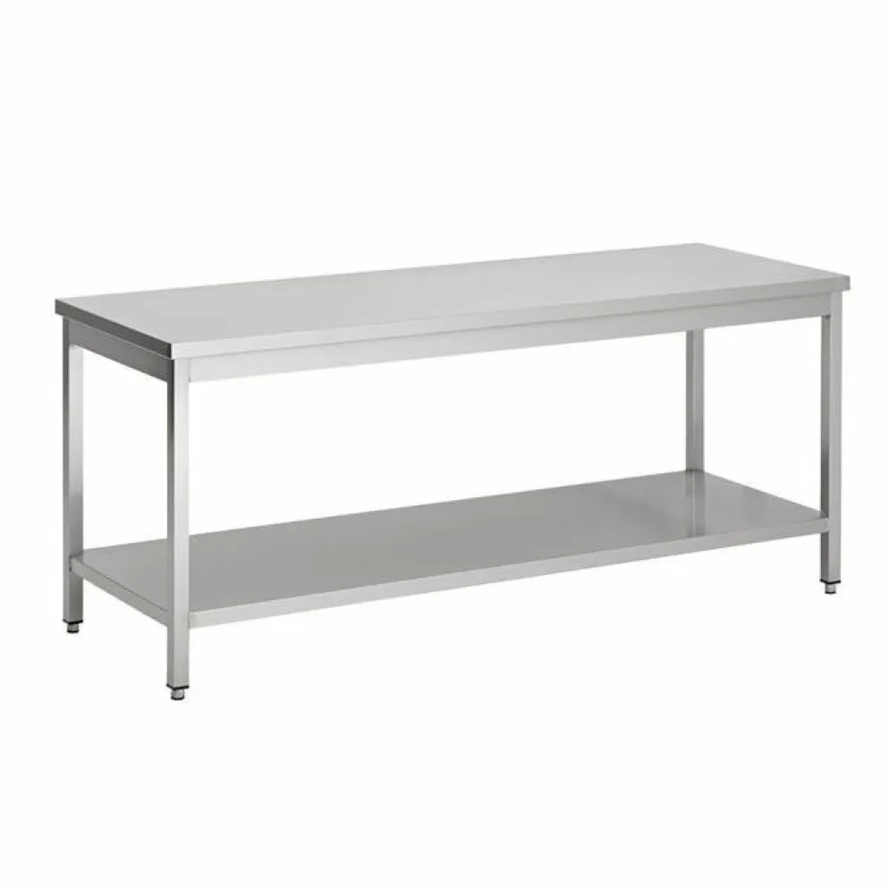 Arbeitstisch 1600 mm mit Grundboden, 600 mm tief