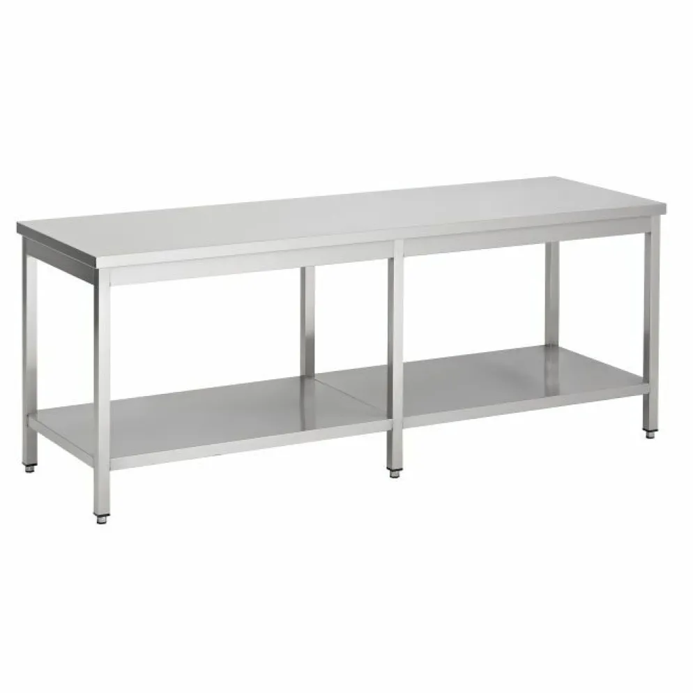 Arbeitstisch 700 Serie mit Grundboden, BxTxH 2600x700x900 mm