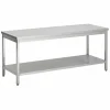 Arbeitstisch 700 Serie mit Grundboden, BxTxH 700x700x900 mm