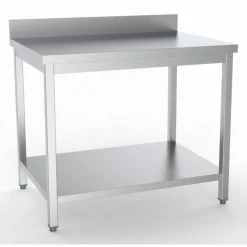 Arbeitstisch 700x700mm, Grundboden, mit Aufkantung