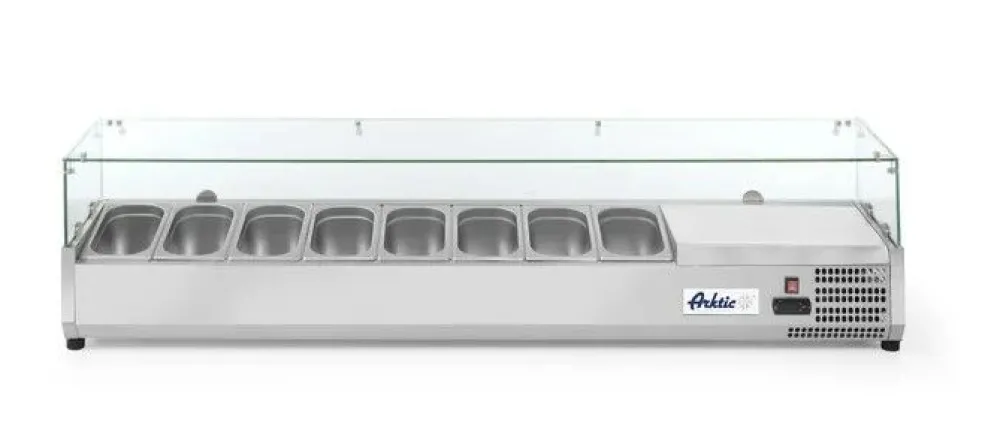 Arktic Aufsatz-Kühlvitrine für 8x GN 1/4 Behälter