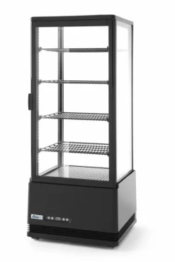 ARKTIC Aufsatz Kühlvitrine 98 Liter 452x406x(H)1116mm - schwarz