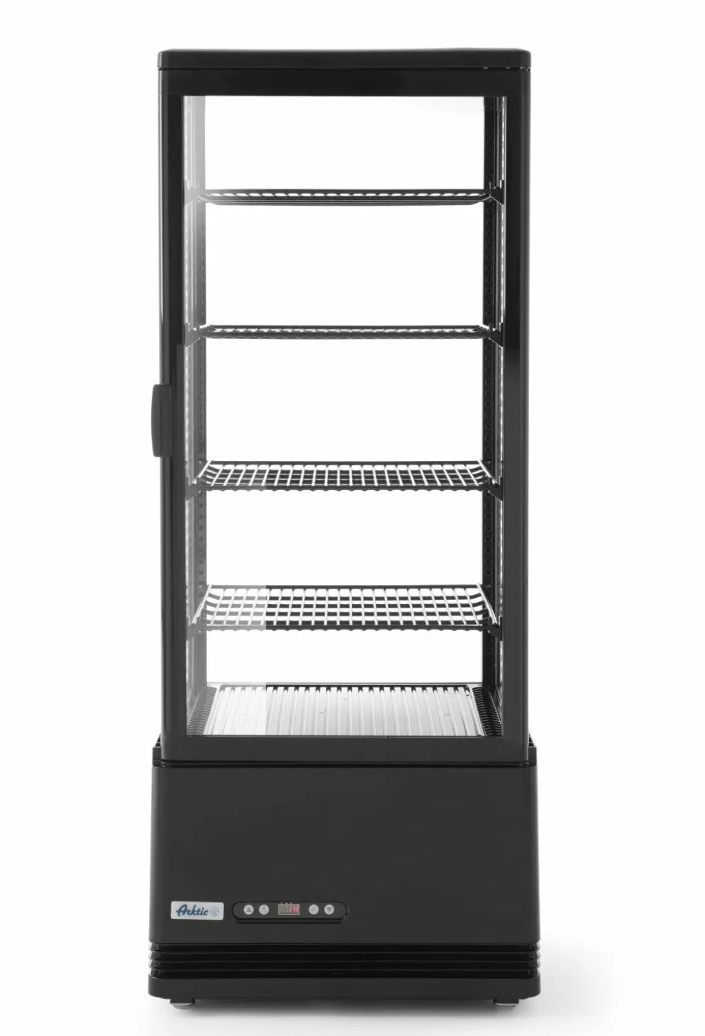 ARKTIC Aufsatz Kühlvitrine 98 Liter 452x406x(H)1116mm - schwarz
