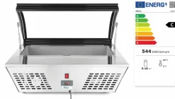 ARKTIC Aufsatz Salatvitrine 67L für 8x1/6 oder 4x1/3 GN