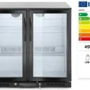 Arktic Barkühlschrank doppelte Glastür Rückseite 900 mm