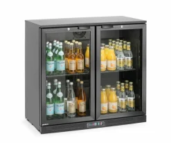 Arktic Barkühlschrank mit 2 Glastüren, 158 Liter