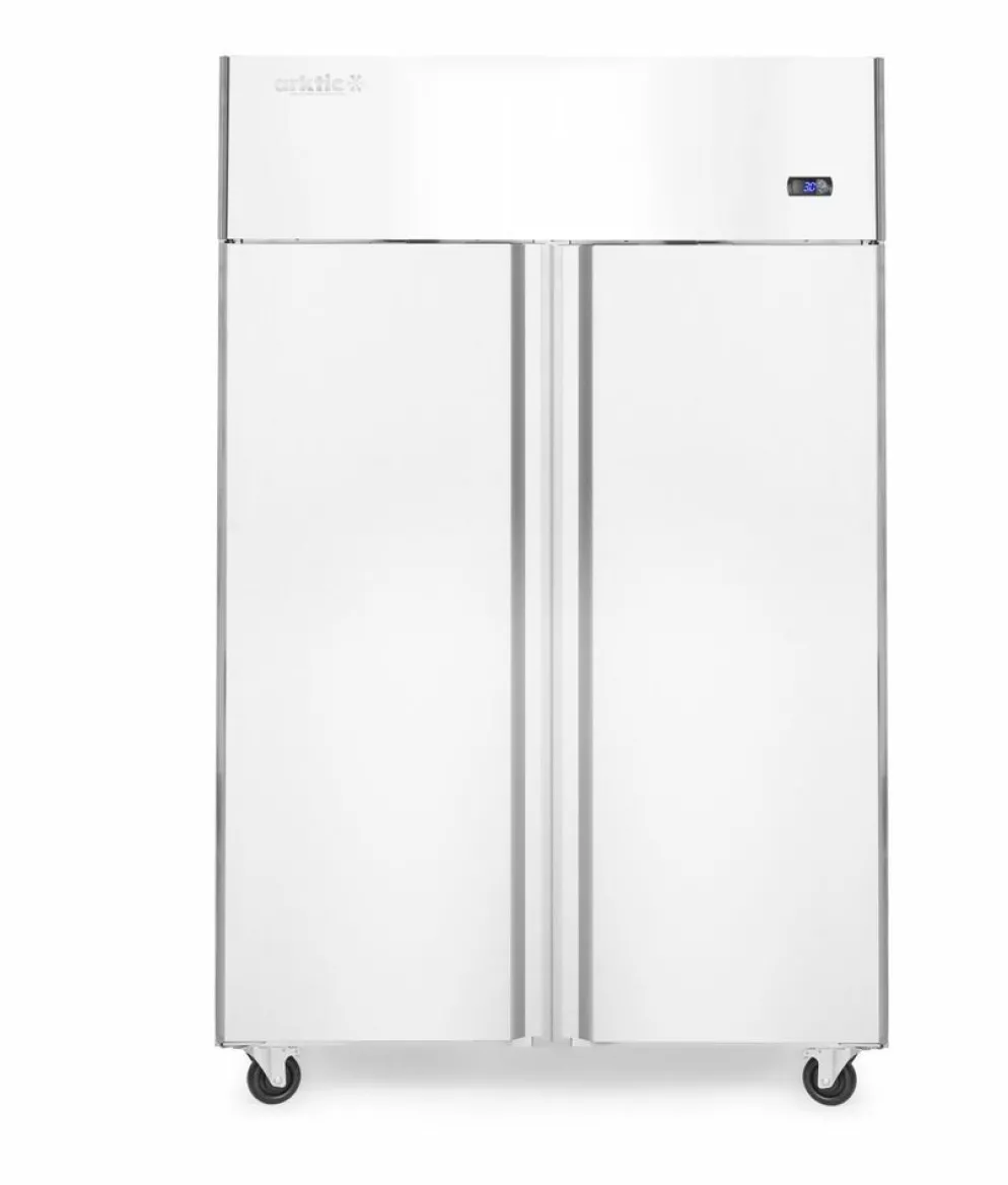 Arktic Edelstahl Gefrierschrank Profi Line, 620 Liter, 2 Türen