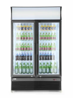 ARKTIC Glastür Kühlschrank mit Leuchtkasten 618L
