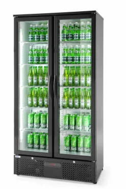 ARKTIC Glastürkühlschrank 2-türig 900mm Breit