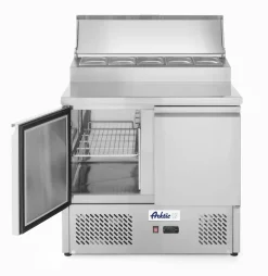 ARKTIC Kühltisch 2 Türen mit Kühlvitrine 300L, Breite 900mm