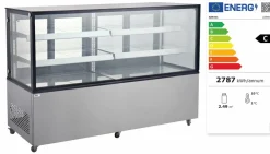 ARKTIC Kühlvitrine mit 2 Regalen 610L, 1815mm