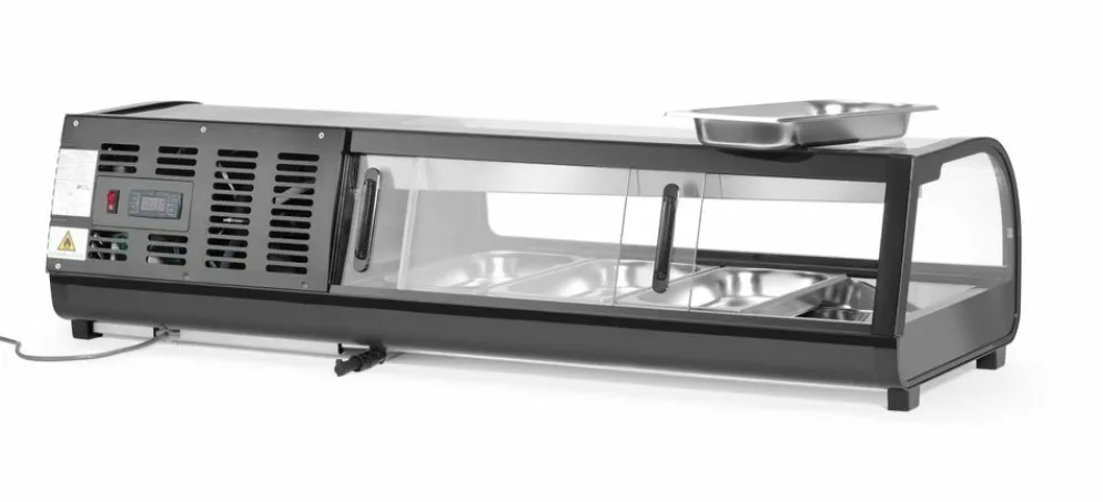 Arktic Sushi-Kühlvitrine 4x GN 1/3, 1177 x 426 x 296 mm