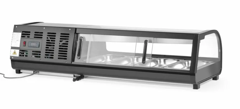 Arktic Sushi-Kühlvitrine 4x GN 1/3, 1177 x 426 x 296 mm