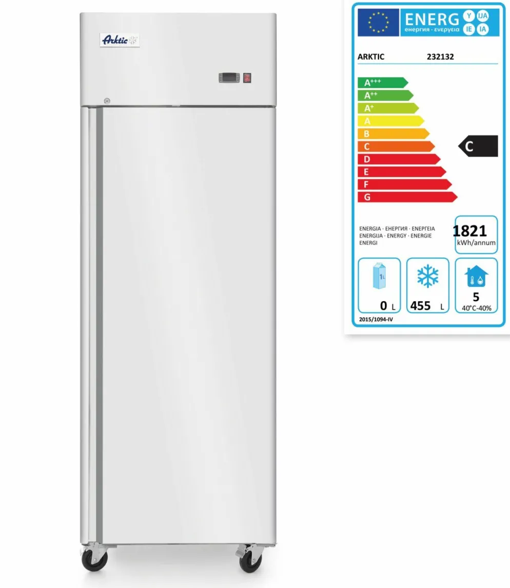 ARKTIC Tiefkühlschrank eintürig 670L Profi Line, 730mm