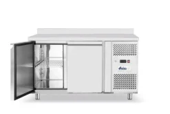 Arktic Tiefkühltisch 2-türig, 1360mm, 280 L Edelstahl, Profi Line