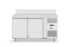 Arktic Tiefkühltisch 2-türig, 1360mm, 280 L Edelstahl, Profi Line
