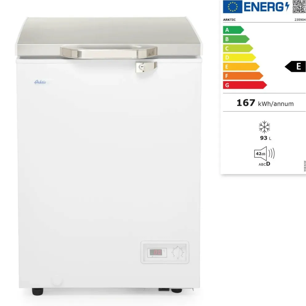 Arktic Tiefkühltruhe 93 L, weiß, 564x574x(H)845 mm