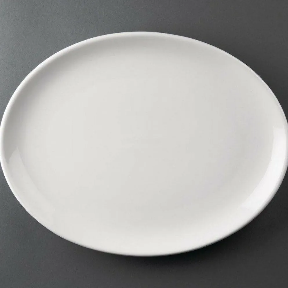 Athena Hotelware ovale Coupteller 30,5cm (6 Stück)