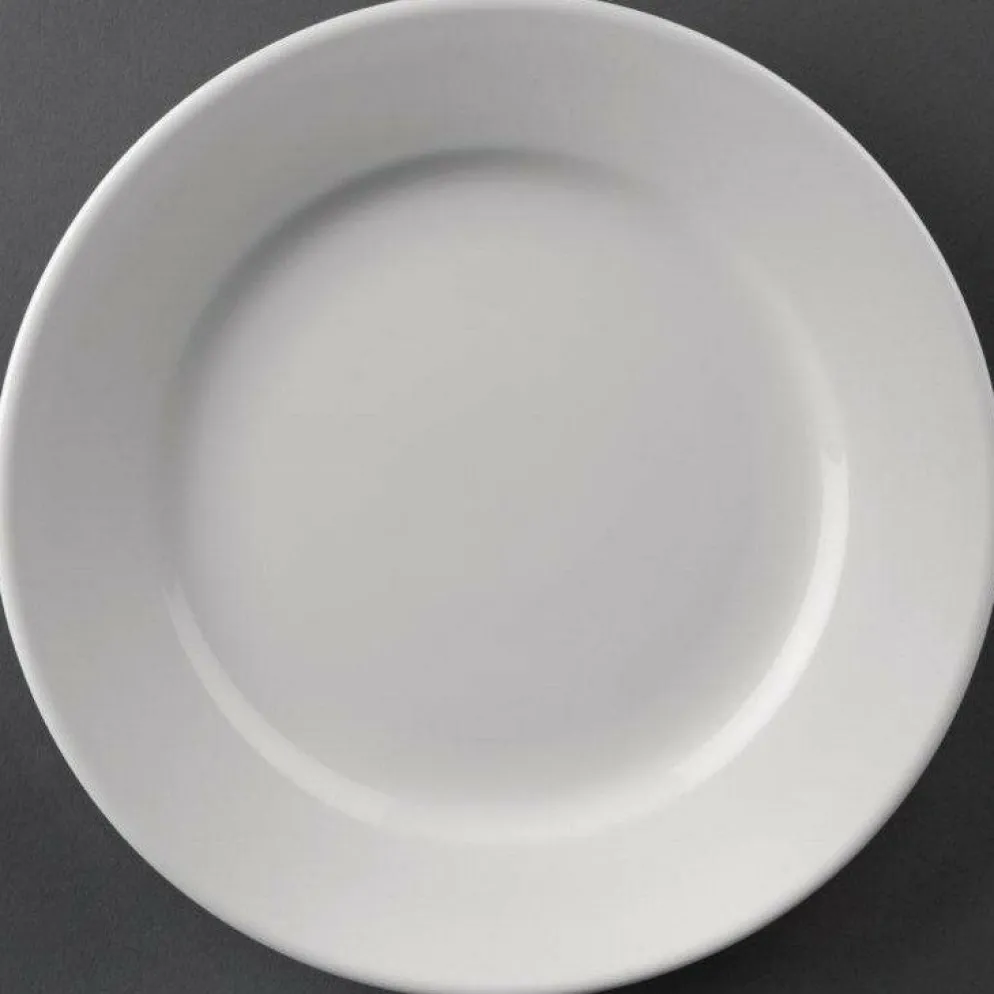 Athena Hotelware Teller mit breitem Rand 20,2cm (12 Stück)