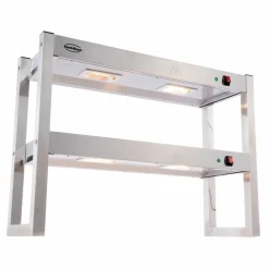 Aufsatzbord halogenbeheizt, 2-stufig, 900 mm