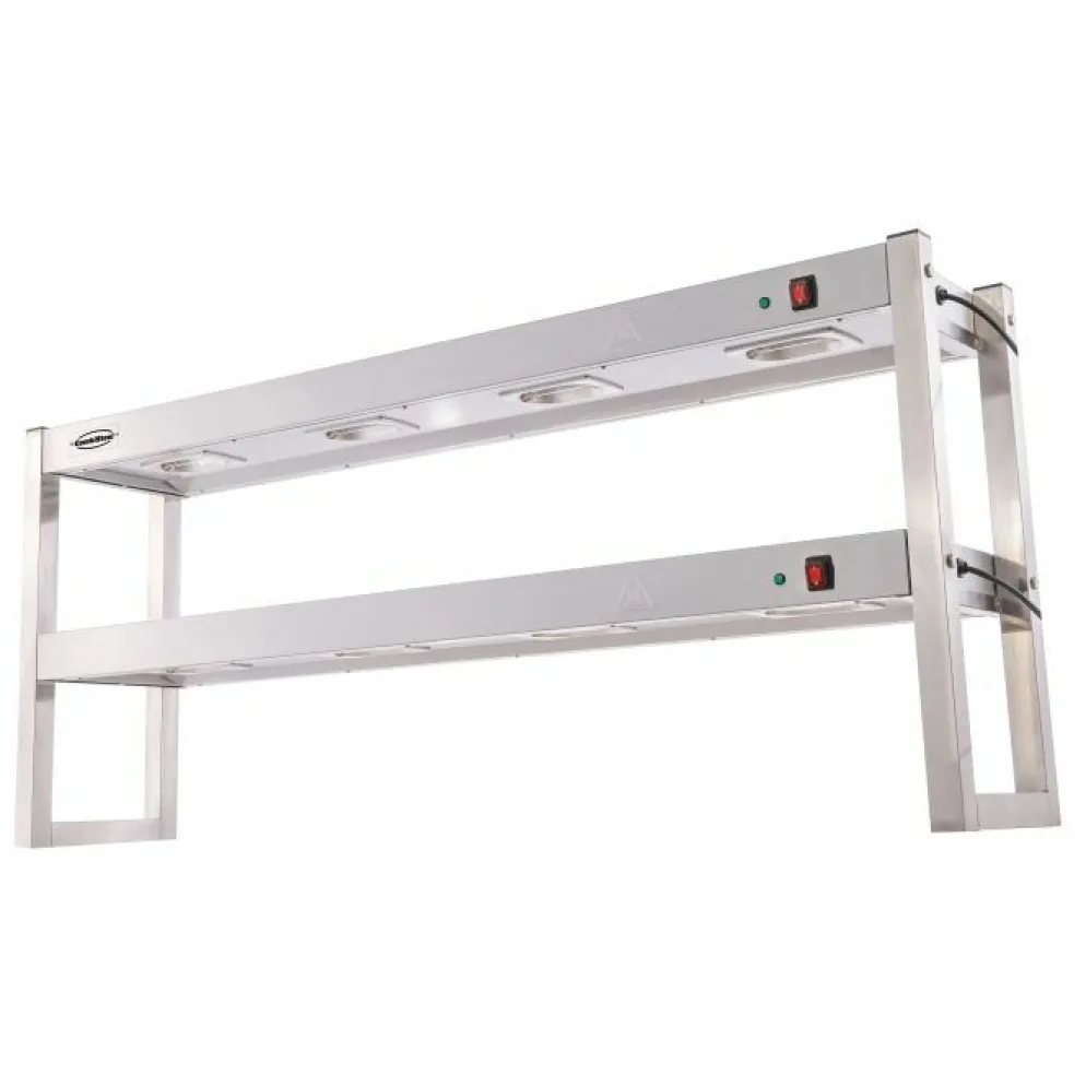 Aufsatzbord halogenbeheizt, 2-stufig, 1200 mm
