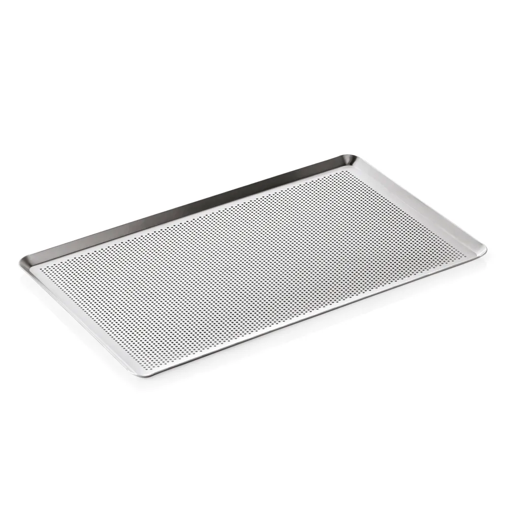 Backblech GN 1/1, Perforierung 3 mm, 53 x 32,5 cm, Aluminium