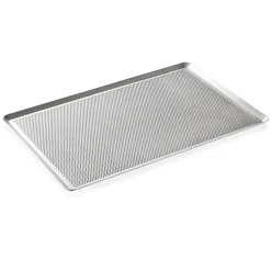 Backblech, Perforierung 3 mm, 60 x 40 x 2 cm, Aluminium