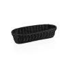 Baguettekorb WEAVER PRO Systemkörbe, 40 x 16 x 8 cm, oval, schwarz, Polypropylen
