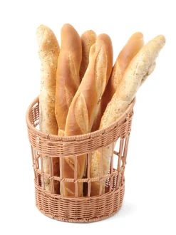 Baguette-Korb 305x320x350mm PP Edelstahl