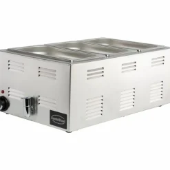 Bain-Marie mit Ablasshahn, Elektro, 1x 1/1 GN, Tischgerät
