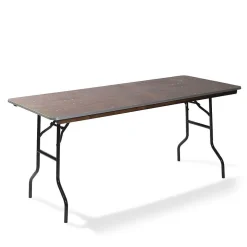 Bankettisch/Klapptisch holz rechteckig 122x76 cm