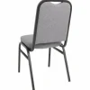 Bankettstuhl ATLAS 330ST Grau mit schwarzem Rahmen