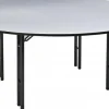 Banketttisch Molton rund Ø 183 cm klappbar – Multiplexplatte
