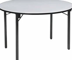 Banketttisch Molton rund Ø 122 cm klappbar – Multiplexplatte