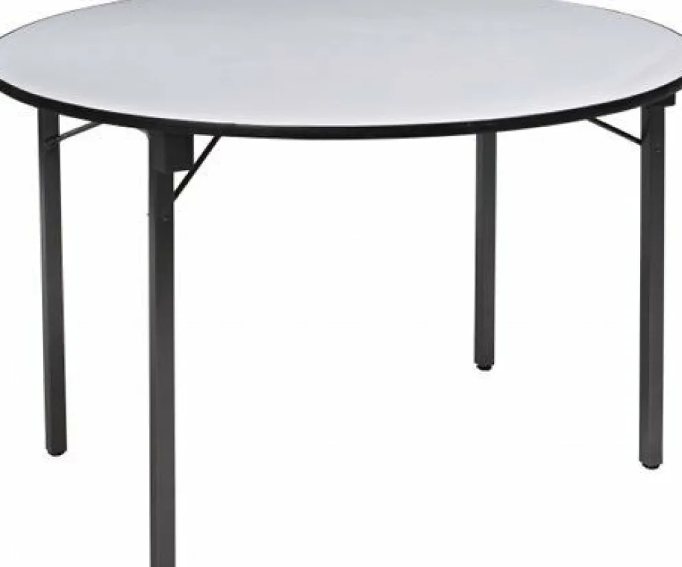 Banketttisch Molton rund Ø 122 cm klappbar – Multiplexplatte