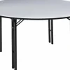 Banketttisch Molton rund Ø 152 cm klappbar – Multiplexplatte