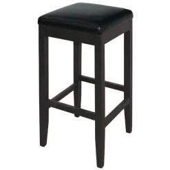 Barhocker Atlas 100B Kunstleder schwarz