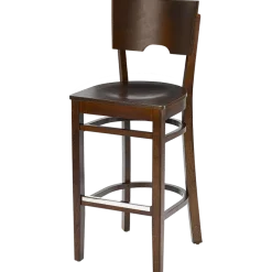 Barhocker Caya-H, Multiplex-Sitz, Nussbaum Dunkel