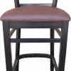 Barhocker David 200H Sitz braun; Beizton Wenge
