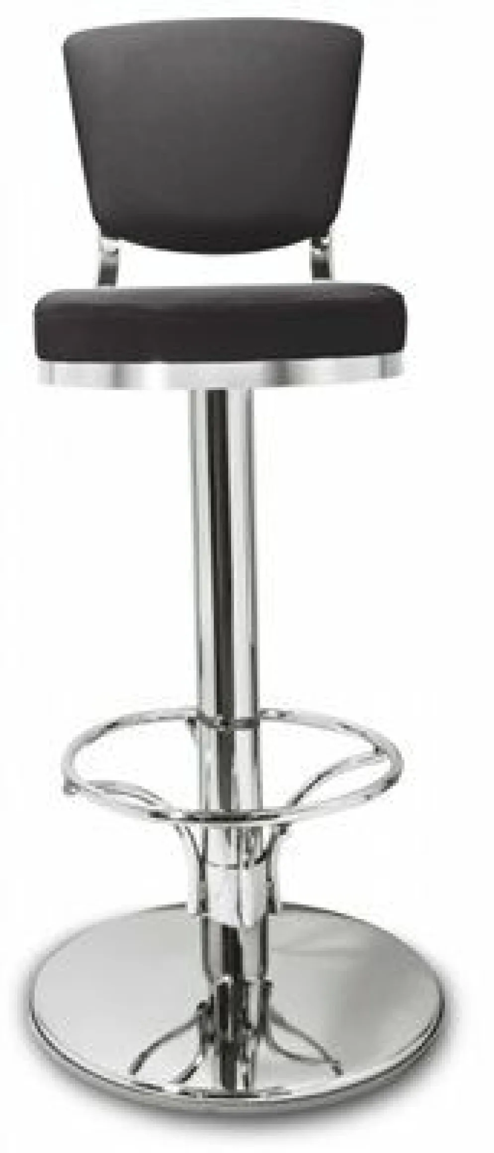 Barhocker Lindo mit Rückenlehne, Farbe schwarz