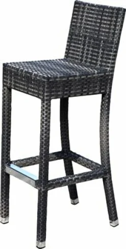 Barhocker Outdoor DANTE 100BR mit Rückenlehne, roca