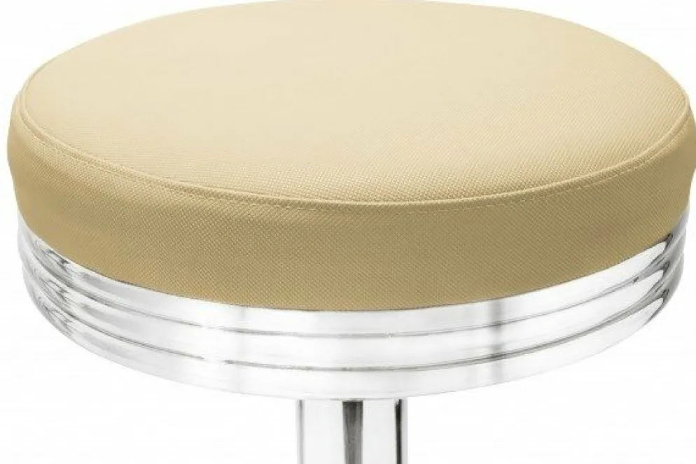 Barhocker Oval, Farbe beige